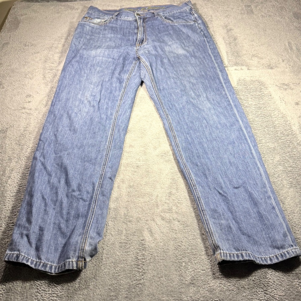 Tommy Bahama Classic Fit Jeans Mens 34x30 Blue Medium‎ Wash Cotton Tencel Denim